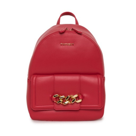 PLECAK DAMSKI MIEJSKI CZERWONY TWINSET 222TY8014 ROSSO