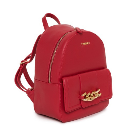 PLECAK DAMSKI MIEJSKI CZERWONY TWINSET 222TY8014 ROSSO