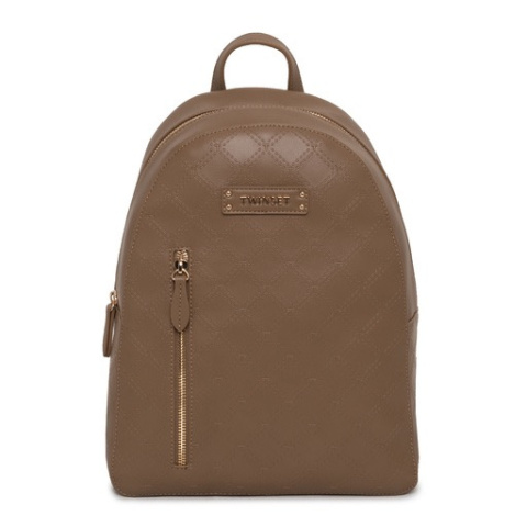PLECAK DAMSKI MIEJSKI BRĄZOWY TWINSET 222TY801B MARRONE