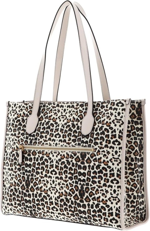 TOREBKA DAMSKA GUESS IZZY LEOPARD BRĄZOWA TOREBKA DAMSKA GUESS IZZY LEOPARD BRĄZOWA