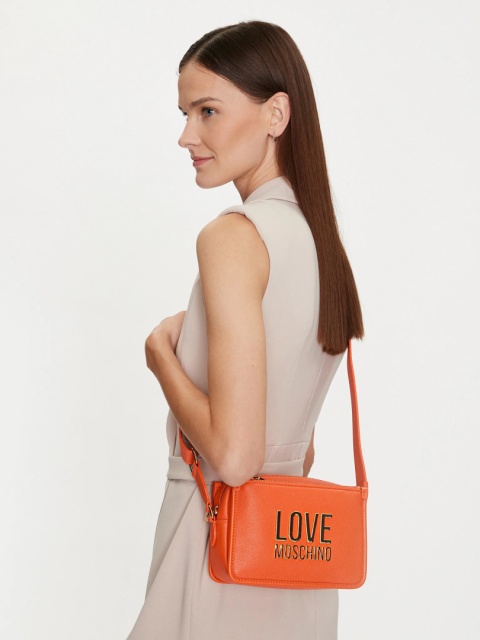 TOREBKA DAMSKA LOVE MOSCHINO JC4111PP1GLI0450 POMARAŃCZOWA