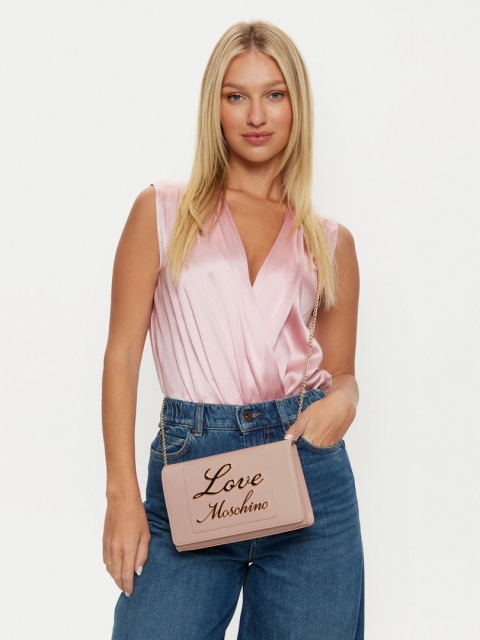 TOREBKA DAMSKA LOVE MOSCHINO JC4121PP1ILM0601 PUDROWY RÓŻ TOREBKA DAMSKA LOVE MOSCHINO JC4121PP1ILM0601 PUDROWY RÓŻ