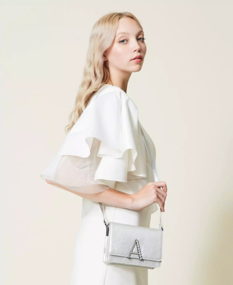 TOREBKA DAMSKA TWINSET ACTITUDE 222AA7393 ARGENTO SREBRNA