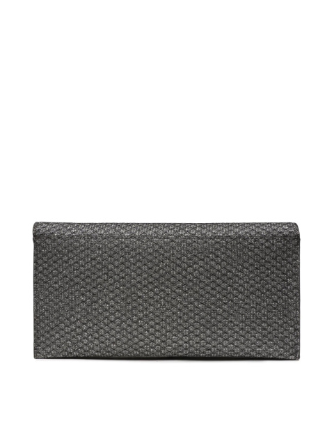 TOREBKA DAMSKA NA RAMIĘ Z ŁAŃCUSZKIEM KOPERTÓWKA SREBRNA GUESS EVER EVENING BAG