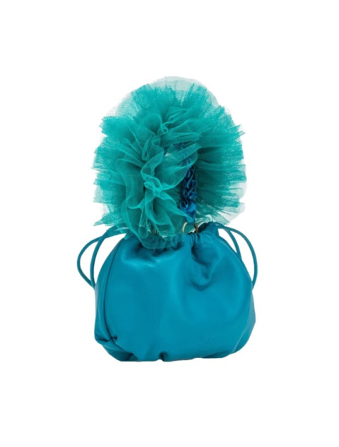 TOREBKA DAMSKA PINKO SOFT POUCH MINI TURKUSOWA TOREBKA DAMSKA PINKO SOFT POUCH MINI TURKUSOWA
