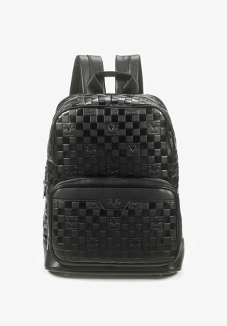 PLECAK 19V69 ITALIA BY VERSACE PERLA BLACK/SILV CZARNY