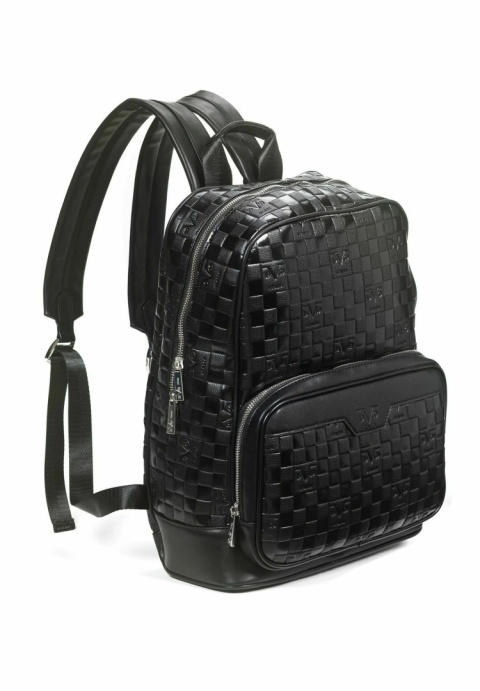 PLECAK 19V69 ITALIA BY VERSACE PERLA BLACK/SILV CZARNY PLECAK 19V69 ITALIA BY VERSACE PERLA BLACK/SILV CZARNY