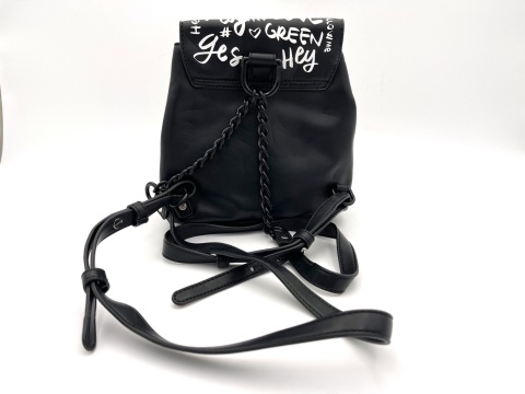PLECAK DAMSKI MIEJSKI CZARNY BLUGIRL BLUMARINE BACKPACK NERO