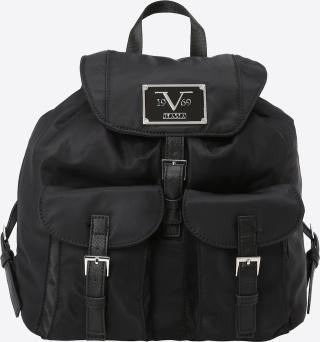 PLECAK RESI 19V69 ITALIA BY VERSACE BLACK/GOLD CZARNY