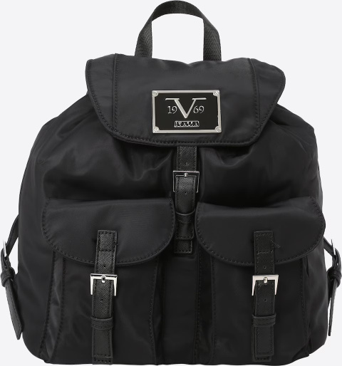 PLECAK RESI 19V69 ITALIA BY VERSACE BLACK/GOLD CZARNY PLECAK RESI 19V69 ITALIA BY VERSACE BLACK/GOLD CZARNY