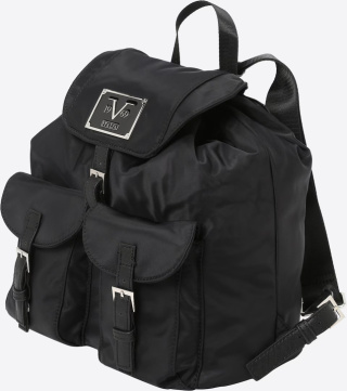PLECAK RESI 19V69 ITALIA BY VERSACE BLACK/GOLD CZARNY