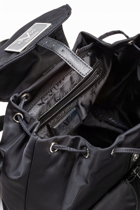 PLECAK RESI 19V69 ITALIA BY VERSACE BLACK/GOLD CZARNY PLECAK RESI 19V69 ITALIA BY VERSACE BLACK/GOLD CZARNY