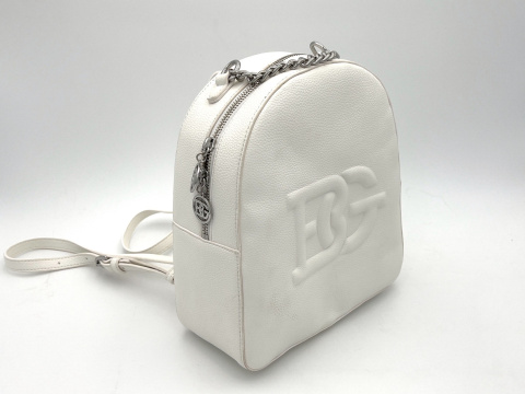 PLECAK DAMSKI MIEJSKI BIAŁY BLUGIRL BLUMARINE OFF WHITE