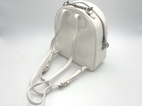 PLECAK DAMSKI MIEJSKI BIAŁY BLUGIRL BLUMARINE OFF WHITE