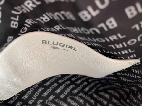 PLECAK DAMSKI MIEJSKI BIAŁY BLUGIRL BLUMARINE OFF WHITE