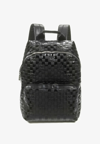 PLECAK RAQUEL 19V69 ITALIA BY VERSACE BLACK/SILVER CZARNY