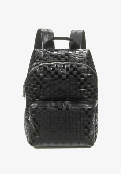 PLECAK RAQUEL 19V69 ITALIA BY VERSACE BLACK/SILVER CZARNY PLECAK RAQUEL 19V69 ITALIA BY VERSACE BLACK/SILVER CZARNY