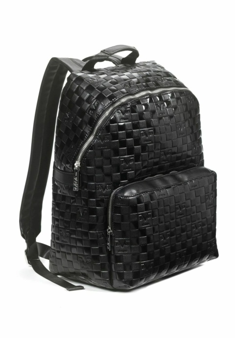 PLECAK RAQUEL 19V69 ITALIA BY VERSACE BLACK/SILVER CZARNY PLECAK RAQUEL 19V69 ITALIA BY VERSACE BLACK/SILVER CZARNY
