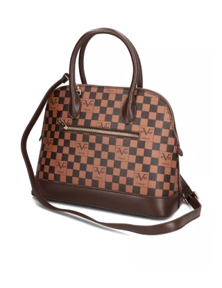 TOREBKA DAMSKA 19V69 BY VERSACE 1969 VI22AI1226056 TA/GRE/BRO BRĄZOWA