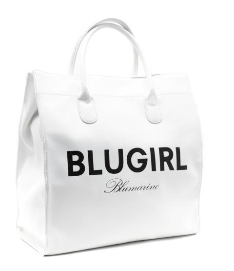 TORBA DAMSKA BLUGIRL BLUMARINE SHOPPERKA OFF WHITE BIAŁA TORBA DAMSKA BLUGIRL BLUMARINE SHOPPERKA OFF WHITE BIAŁA