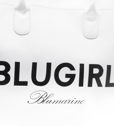 TORBA DAMSKA BLUGIRL BLUMARINE SHOPPERKA OFF WHITE BIAŁA TORBA DAMSKA BLUGIRL BLUMARINE SHOPPERKA OFF WHITE BIAŁA