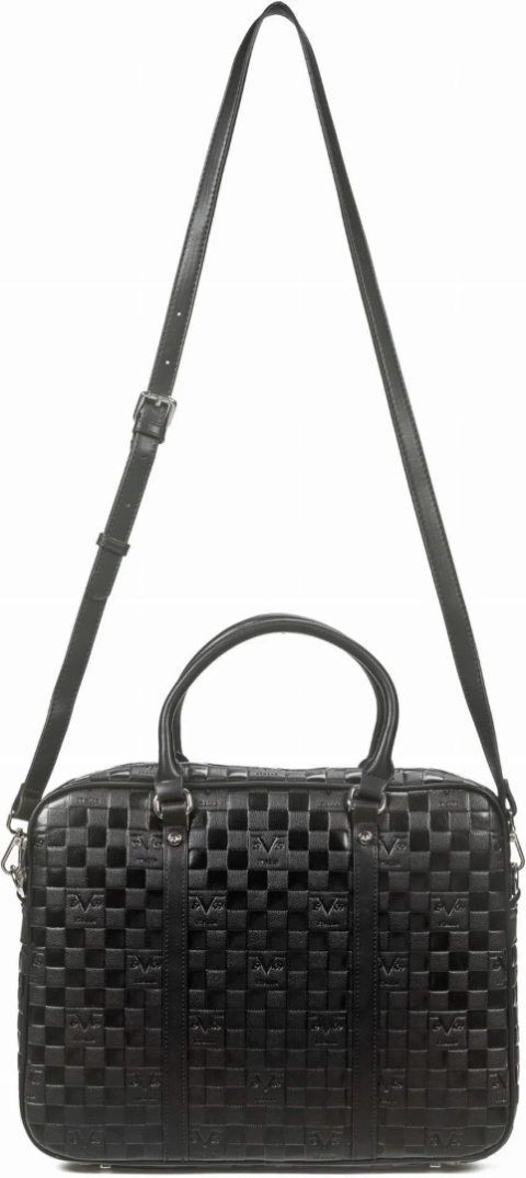TORBA REKA 19V69 ITALIA BY VERSACE BLACK/SILVER CZARNA