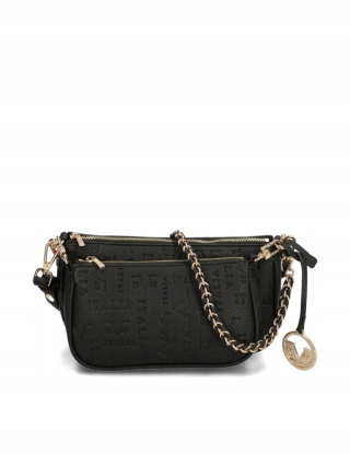TOREBKA DAMSKA 19V69 BY VERSACE 1969 ANDRIANA VI22AI1226070 BLACK/GOLD CZARNA