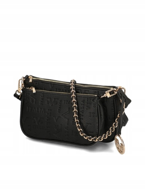 TOREBKA DAMSKA 19V69 BY VERSACE 1969 ANDRIANA VI22AI1226070 BLACK/GOLD CZARNA TOREBKA DAMSKA 19V69 BY VERSACE 1969 ANDRIANA VI22AI1226070 BLACK/GOLD CZARNA