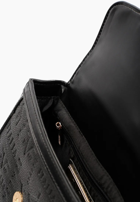 TOREBKA DAMSKA 19V69 BY VERSACE 1969 CAMILLA VI22AI1226065 BLACK/GOLD CZARNA TOREBKA DAMSKA 19V69 BY VERSACE 1969 CAMILLA VI22AI1226065 BLACK/GOLD CZARNA