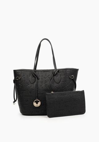 TOREBKA DAMSKA 19V69 BY VERSACE 1969 LANA VI22AI1226068 BLACK/GOLD CZARNA
