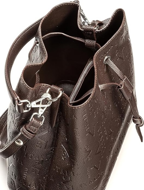 TOREBKA DAMSKA 19V69 BY VERSACE 1969 LUZ VI22AI1226074 BROWN/GOLD BRĄZOWA