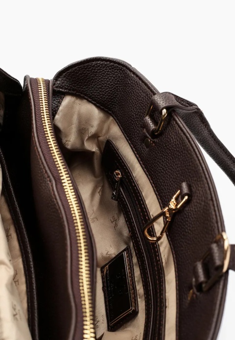 TOREBKA DAMSKA 19V69 BY VERSACE 1969 SOL VI22AI1226075 BROWN/GOLD BRĄZOWA TOREBKA DAMSKA 19V69 BY VERSACE 1969 SOL VI22AI1226075 BROWN/GOLD BRĄZOWA