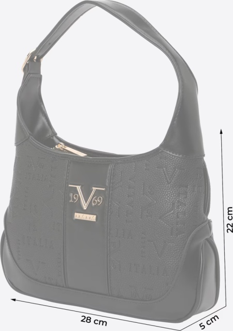 TOREBKA DAMSKA 19V69 BY VERSACE 1969 TALIA VI22AI1226061 BLACK CZARNA