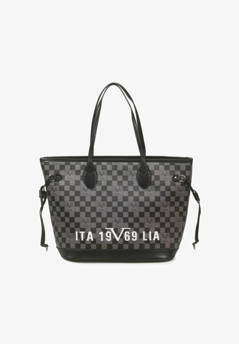 TOREBKA DAMSKA 19V69 BY VERSACE 1969 TERESA VI22AI1226058 black/grey/black silver CZARNA SZARA SREBRNA TOREBKA DAMSKA 19V69 BY VERSACE 1969 TERESA VI22AI1226058 black/grey/black silver CZARNA SZARA SREBRNA