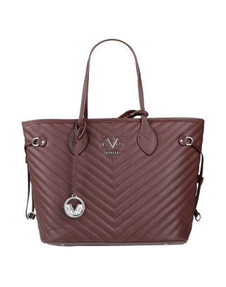 TOREBKA DAMSKA 19V69 ITALIA BY VERSACE VERDA VI22AI1226076 BROWN/SILVER BRĄZOWA