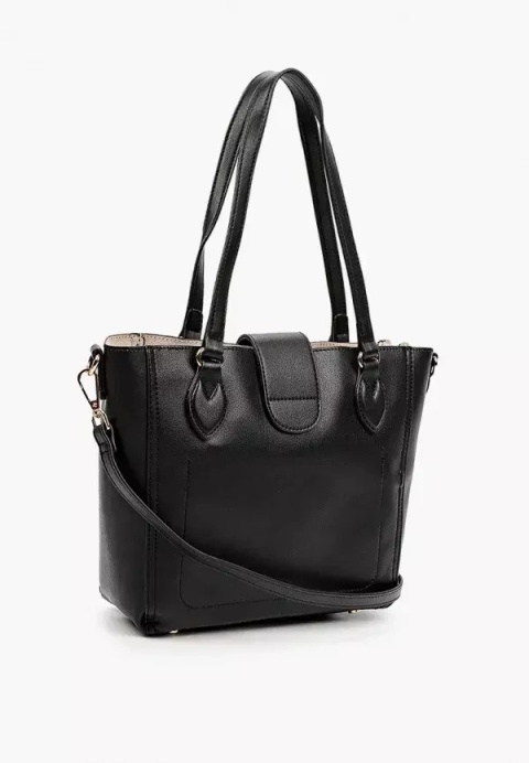 TOREBKA DAMSKA 19V69 ITALIA BY VERSACE JUANTITIA VI22AI1226081 BLACK/SILVER CZARNA