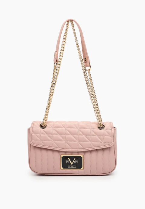 TOREBKA DAMSKA 19V69 ITALIA BY VERSACE JULIANA OLD ROSE/GOLD PASTELOWY RÓŻ TOREBKA DAMSKA 19V69 ITALIA BY VERSACE JULIANA OLD ROSE/GOLD PASTELOWY RÓŻ