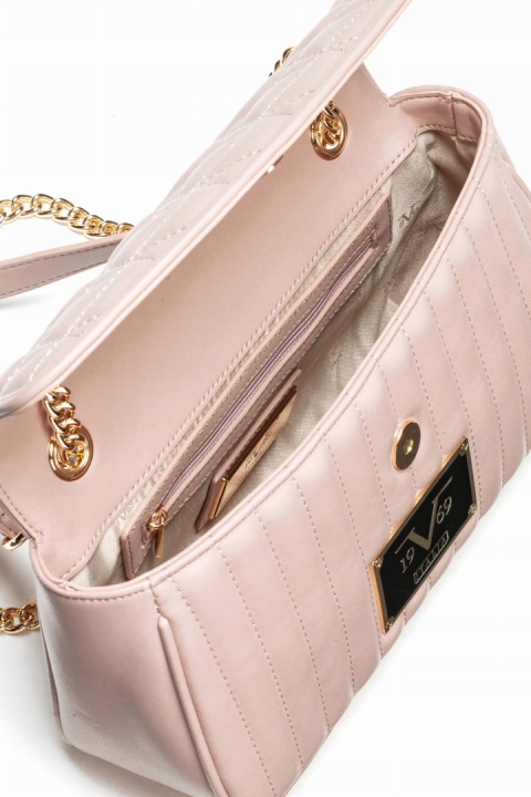 TOREBKA DAMSKA 19V69 ITALIA BY VERSACE JULIANA OLD ROSE/GOLD PASTELOWY RÓŻ TOREBKA DAMSKA 19V69 ITALIA BY VERSACE JULIANA OLD ROSE/GOLD PASTELOWY RÓŻ