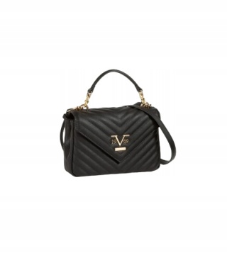 TOREBKA DAMSKA 19V69 ITALIA BY VERSACE MARINA VI22AI1226079 BLACK/GOLD CZARNA