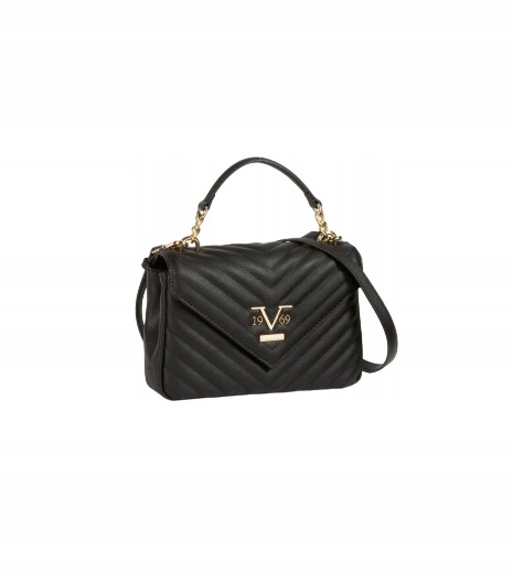 TOREBKA DAMSKA 19V69 ITALIA BY VERSACE MARINA VI22AI1226079 BLACK/GOLD CZARNA TOREBKA DAMSKA 19V69 ITALIA BY VERSACE MARINA VI22AI1226079 BLACK/GOLD CZARNA