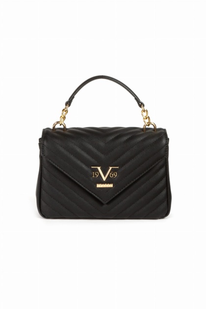 TOREBKA DAMSKA 19V69 ITALIA BY VERSACE MARINA VI22AI1226079 BLACK/GOLD CZARNA