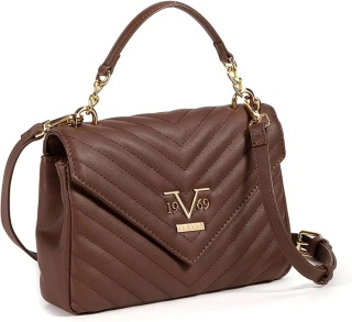 TOREBKA DAMSKA 19V69 ITALIA BY VERSACE MARINA VI22AI1226079 BROWN/GOLD BRĄZOWA