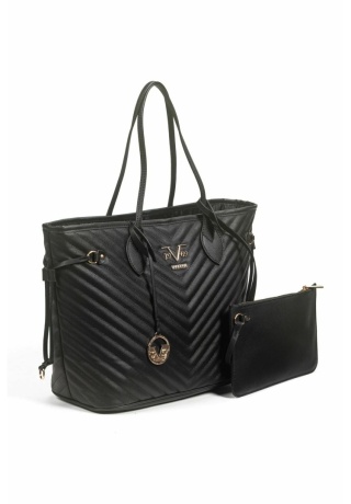TOREBKA DAMSKA 19V69 ITALIA BY VERSACE VERDA VI22AI1226076 BLACK/GOLD CZARNA
