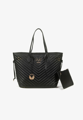 TOREBKA DAMSKA 19V69 ITALIA BY VERSACE VERDA VI22AI1226076 BLACK/GOLD CZARNA