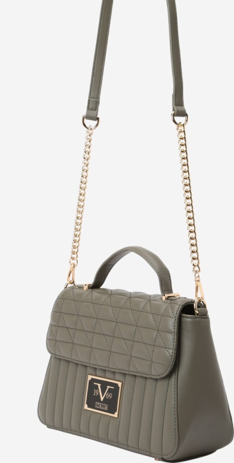TOREBKA DAMSKA 19V69 ITALIA BY VERSACE BIANCA TAUPE/GOLD SZAROBRĄZOWA