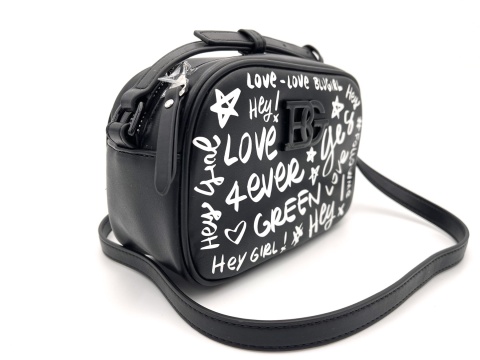 TOREBKA DAMSKA BLUGIRL BLUMARINE BAGWALL CROSSBODY NERO CZARNA TOREBKA DAMSKA BLUGIRL BLUMARINE BAGWALL CROSSBODY NERO CZARNA
