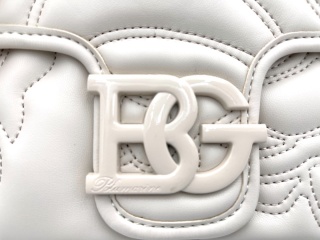 TOREBKA DAMSKA BLUGIRL BLUMARINE CROSSBODY ALABASTER LISTONOSZKA SZARA