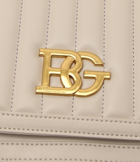 TOREBKA DAMSKA BLUGIRL BLUMARINE CROSSBODY LISTONOSZKA BEŻOWA