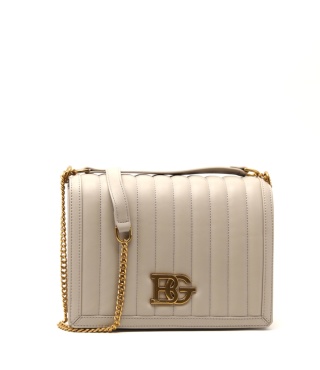 TOREBKA DAMSKA BLUGIRL BLUMARINE CROSSBODY LISTONOSZKA BEŻOWA