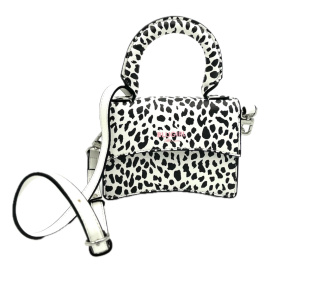 TOREBKA DAMSKA BLUGIRL BLUMARINE CROSSBODY MACULA OFF BIAŁOCZARNA